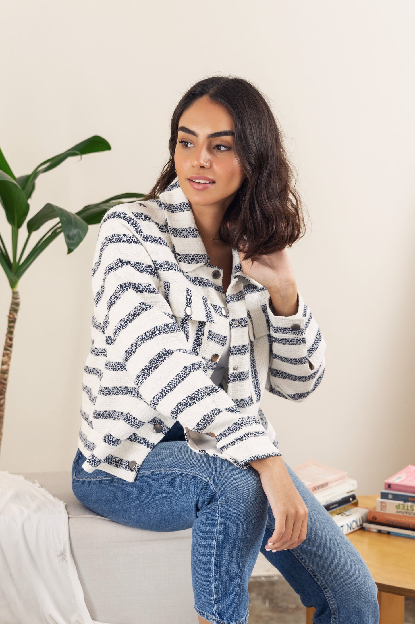 White Pocket Jacket