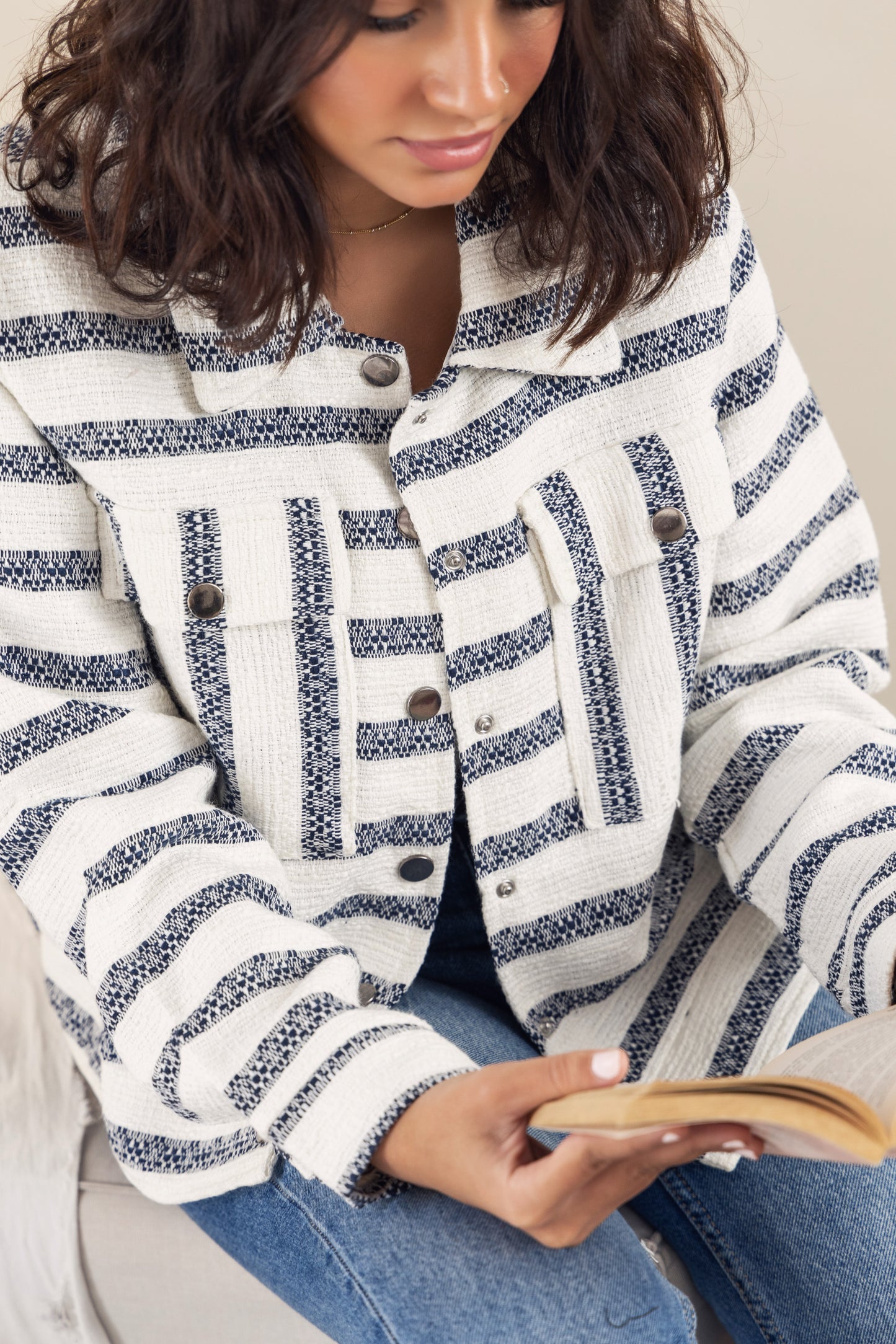 White Pocket Jacket