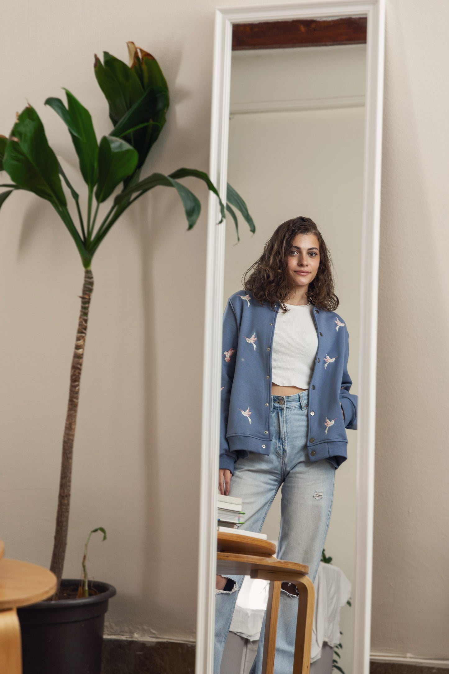 Bomber Jacket - Light indigo