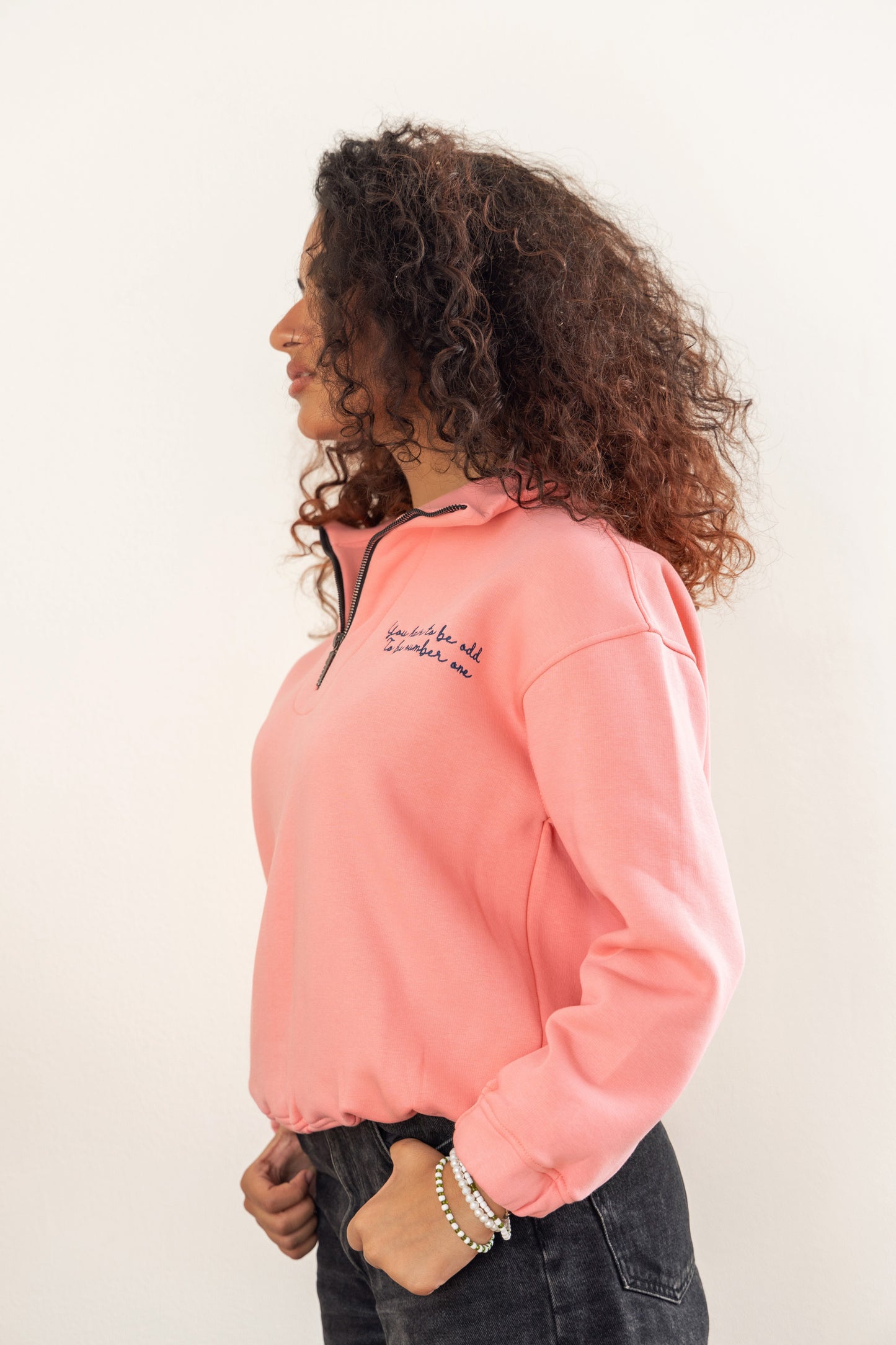 Oversized Sweatshirt - Blush Pink