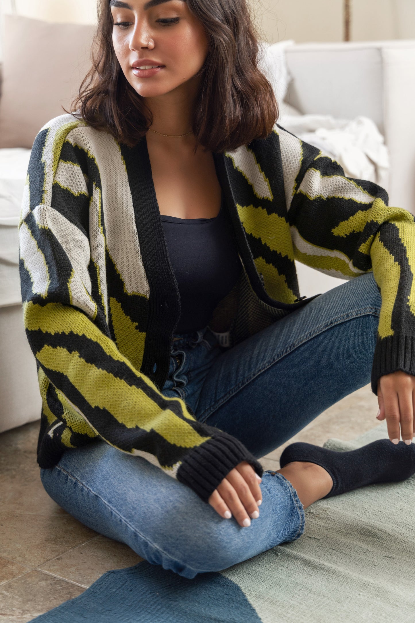 Black Vintage Cardigan