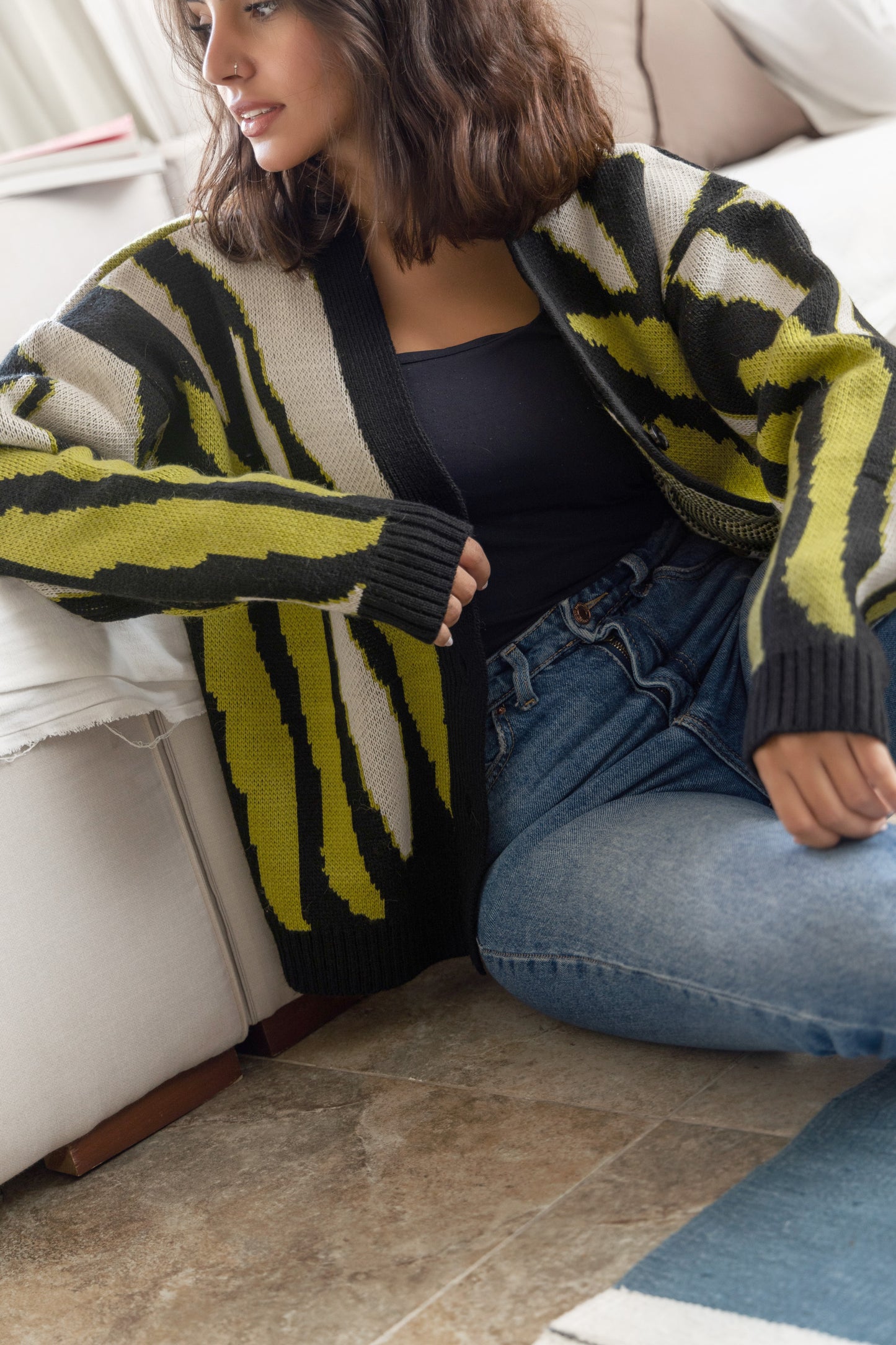 Black Vintage Cardigan
