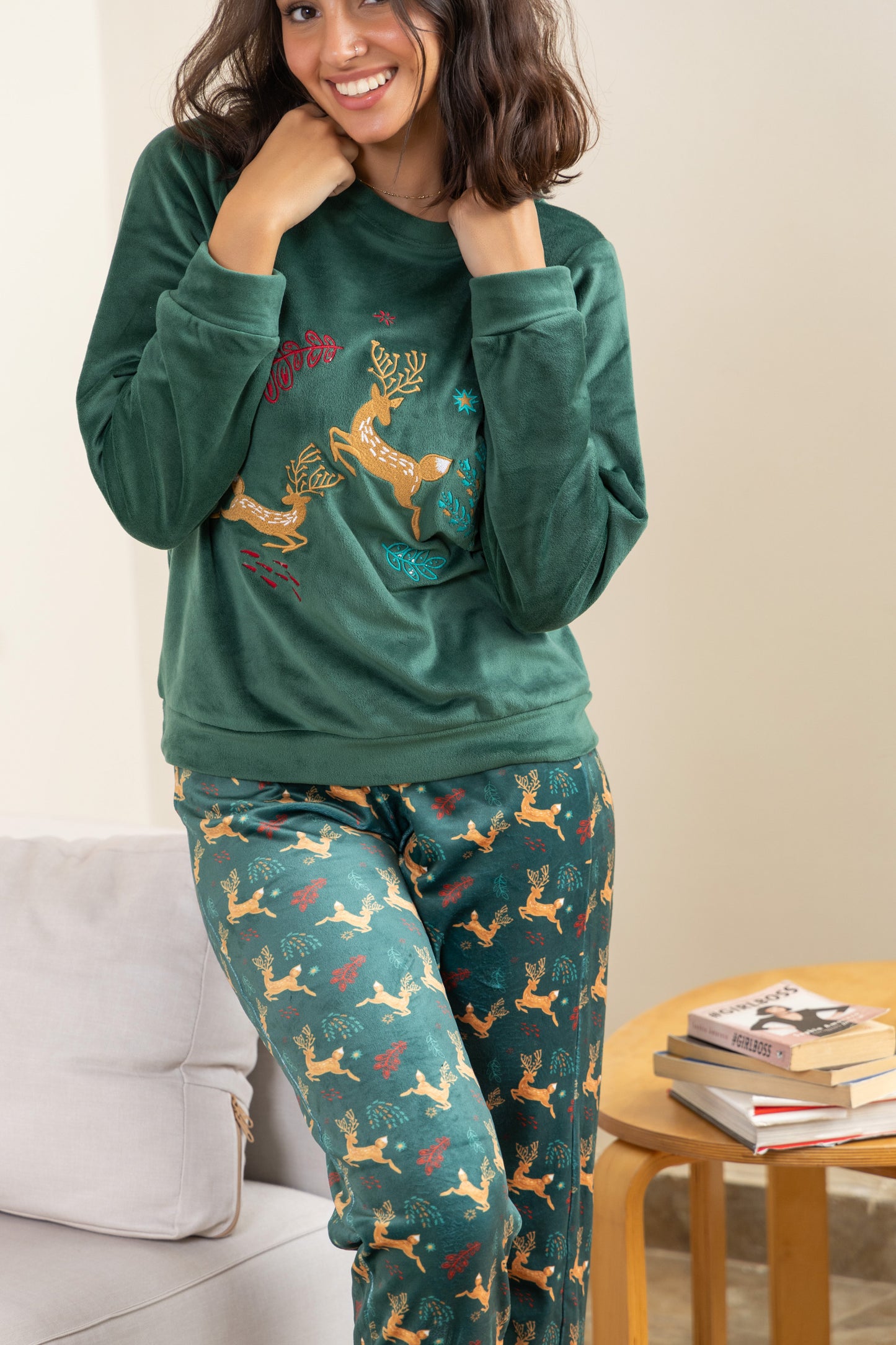 Green Christmas Winter PJ