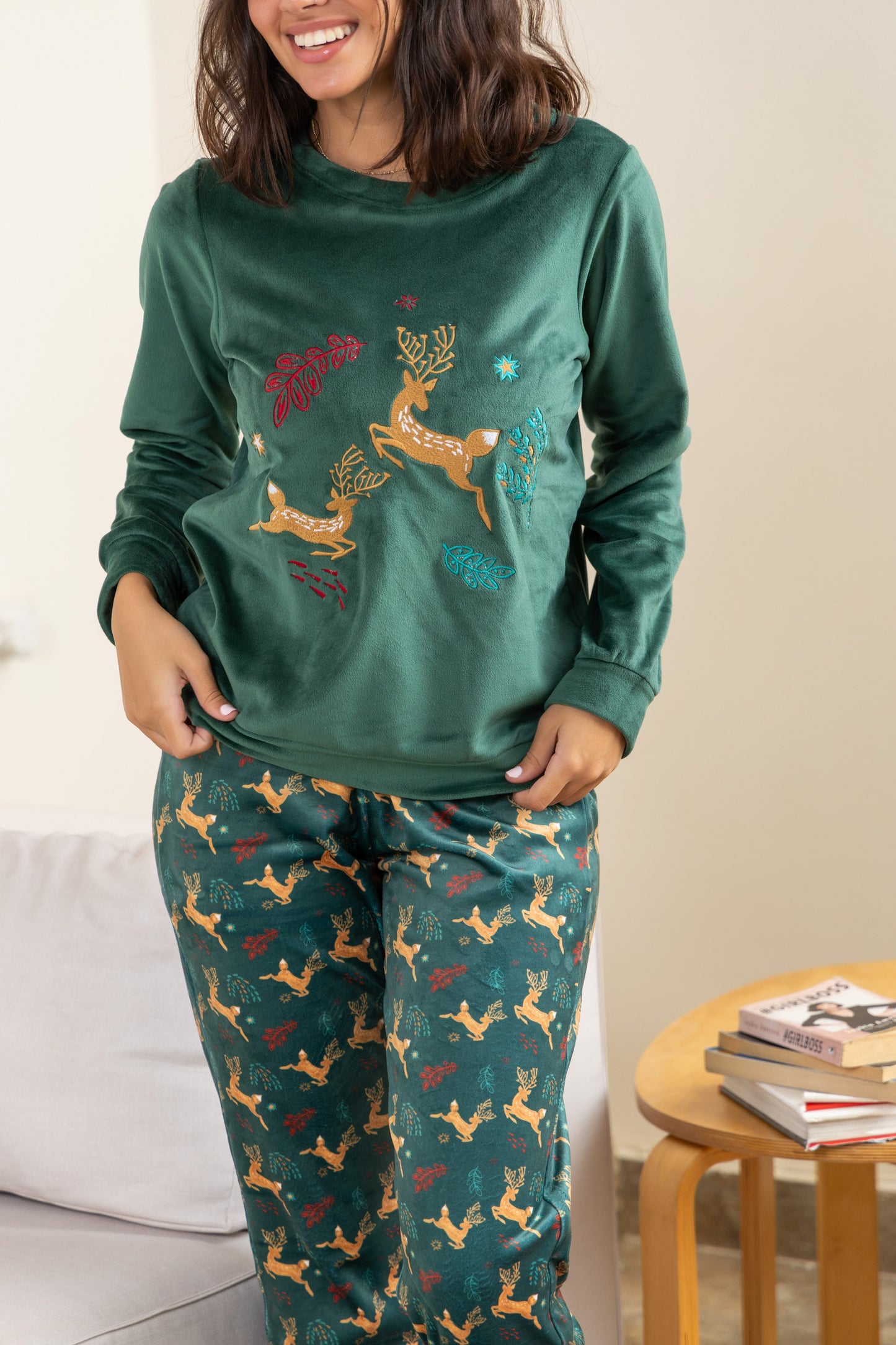 Green Christmas Winter PJ