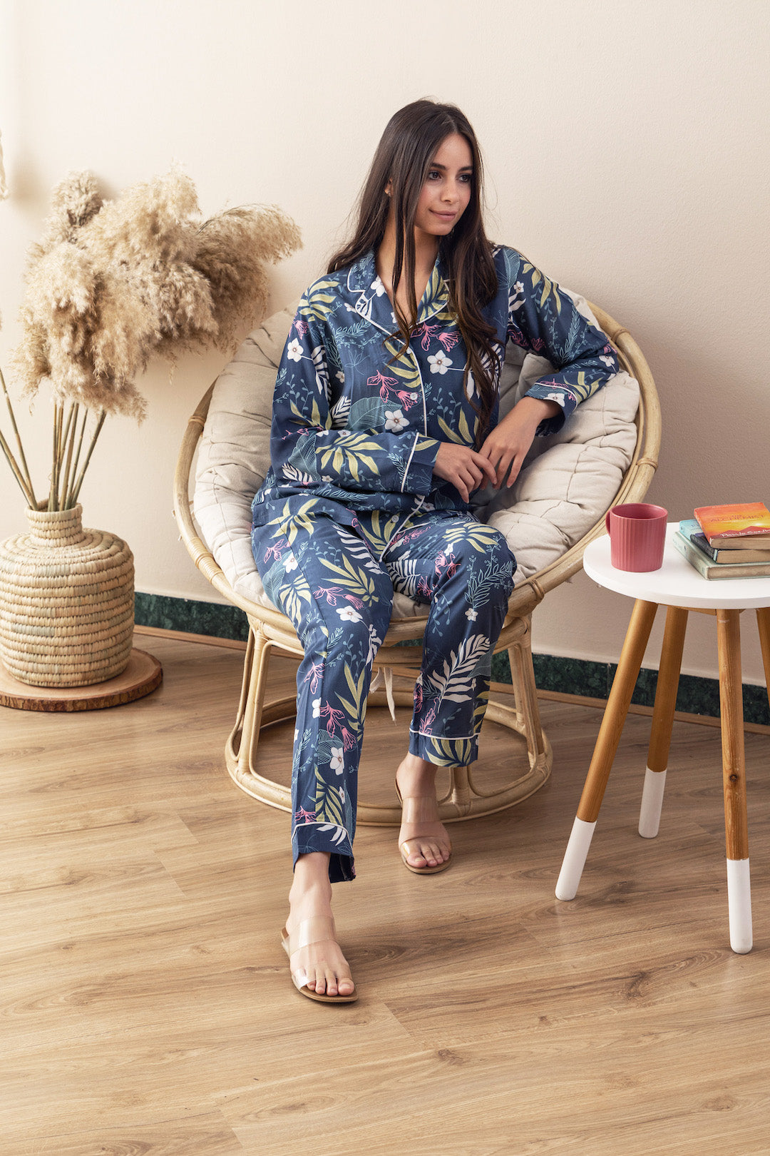 Floral Buttoned PJ