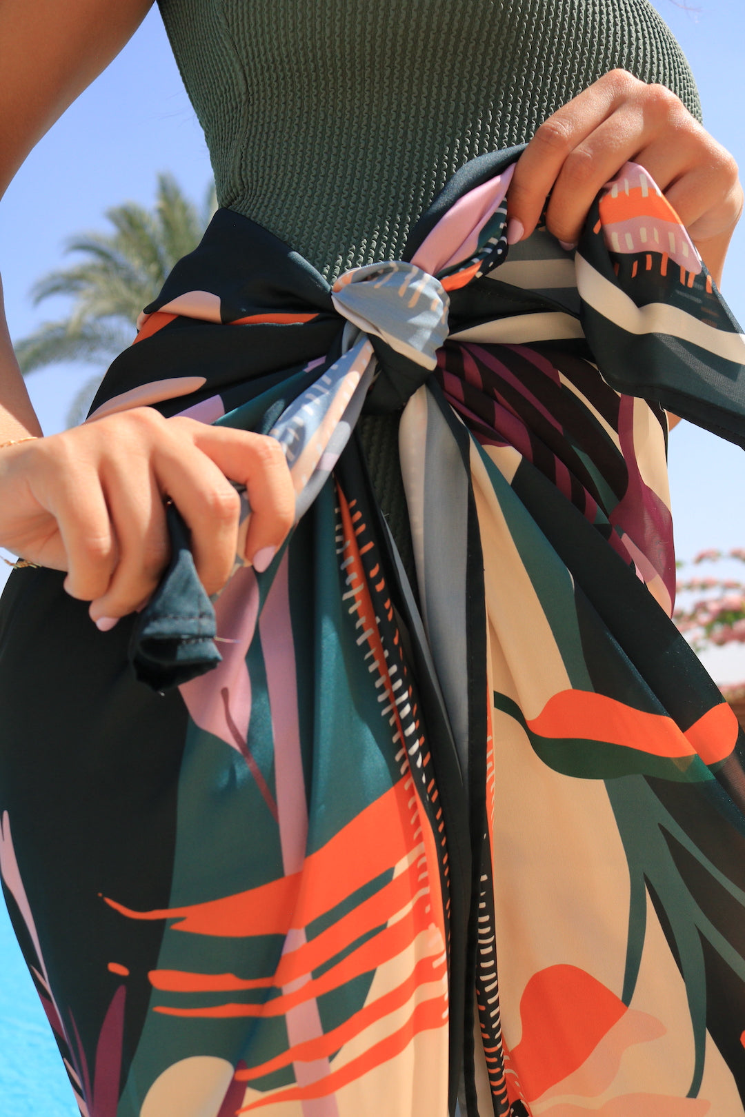 Pattern Beach Wrap