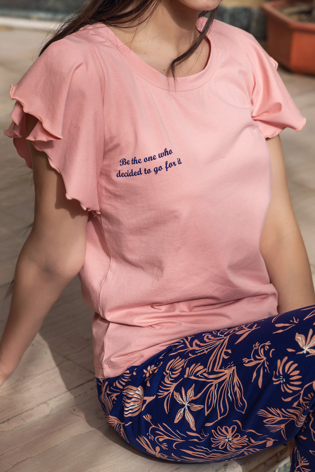 Cashmere Top and Pants Pajama