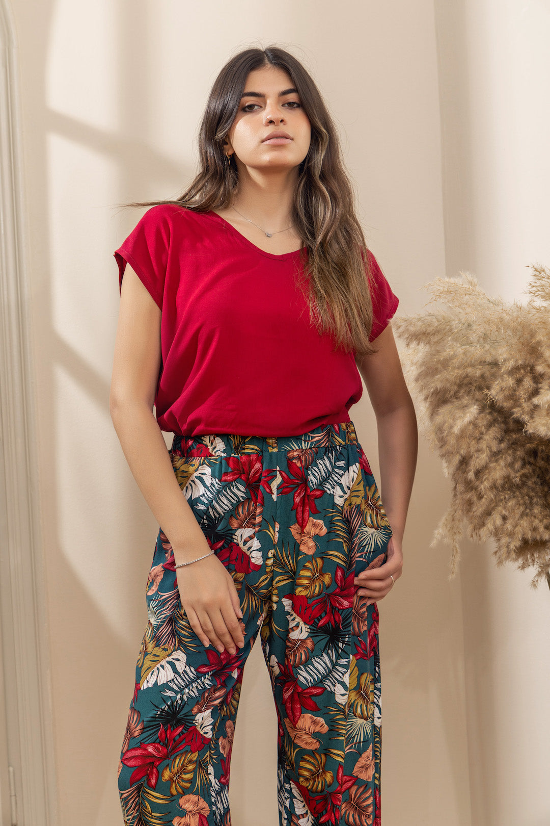 Kimono PJ Half Sleeve Top - Petroleum