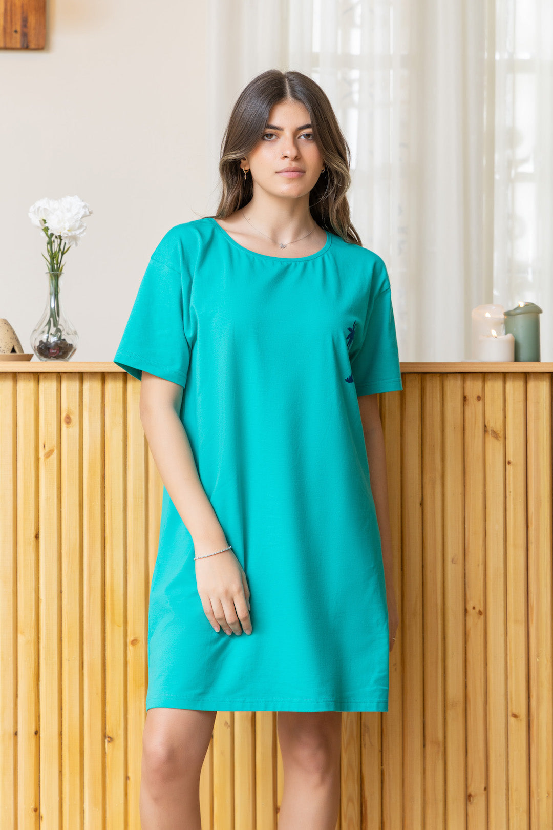 Fayrouz Half sleeve Nightshirt