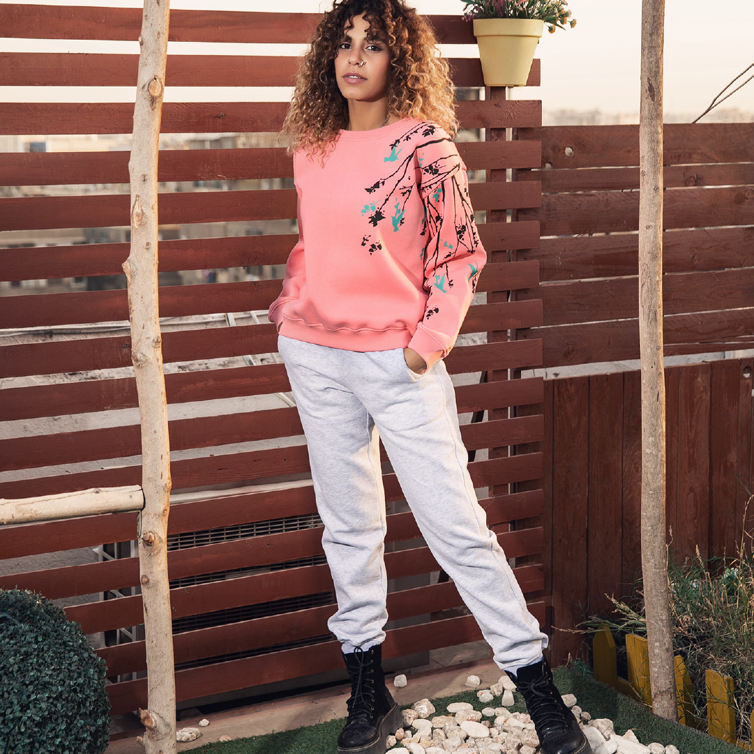 Women Winter Pajama Set - Blush Pink