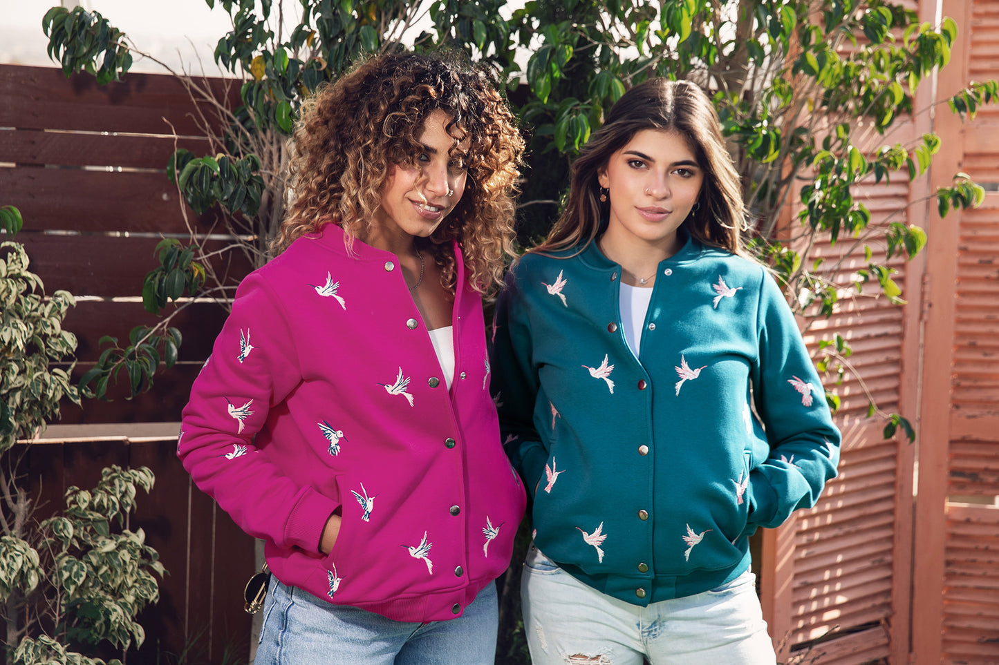 Bomber Jacket - Fuchsia