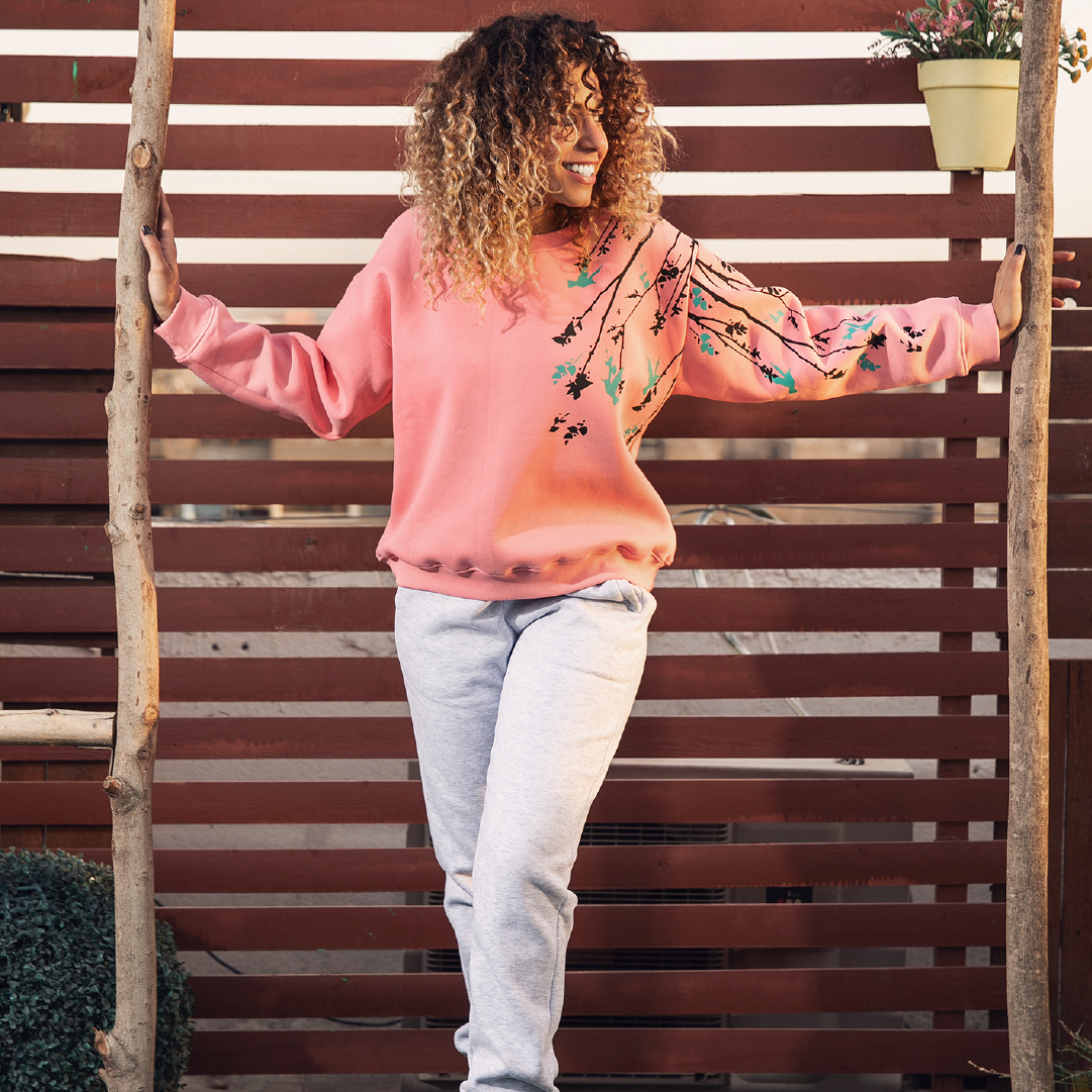 Women Winter Pajama Set - Blush Pink
