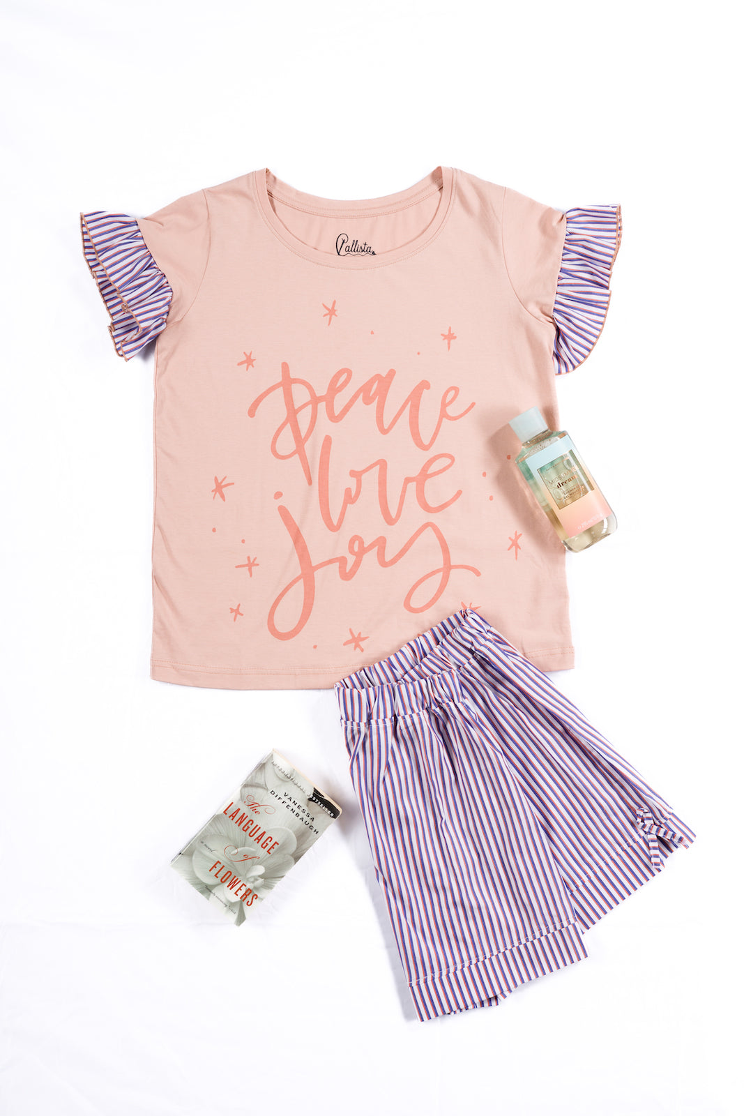 Ruffles Pyjama - Cashmere