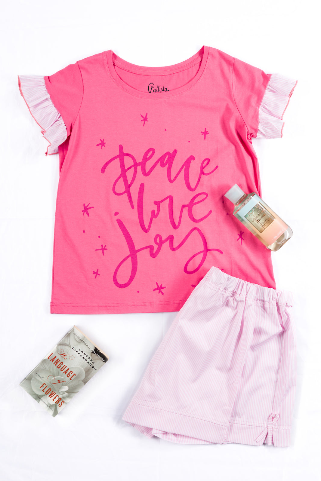 Ruffles Pyjama - Pink