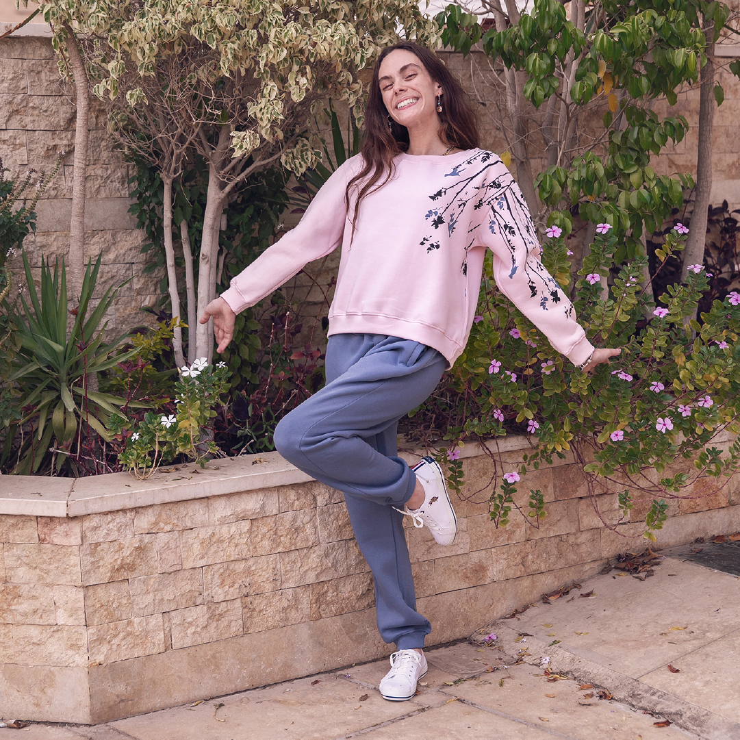 Pants Pajama Set - Light Rose