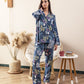 Floral Buttoned PJ