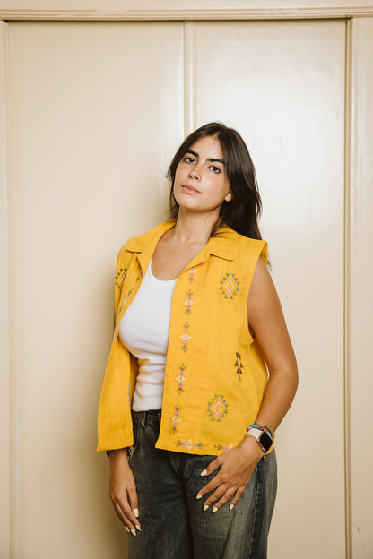 Mustard Sunny Breeze Vest