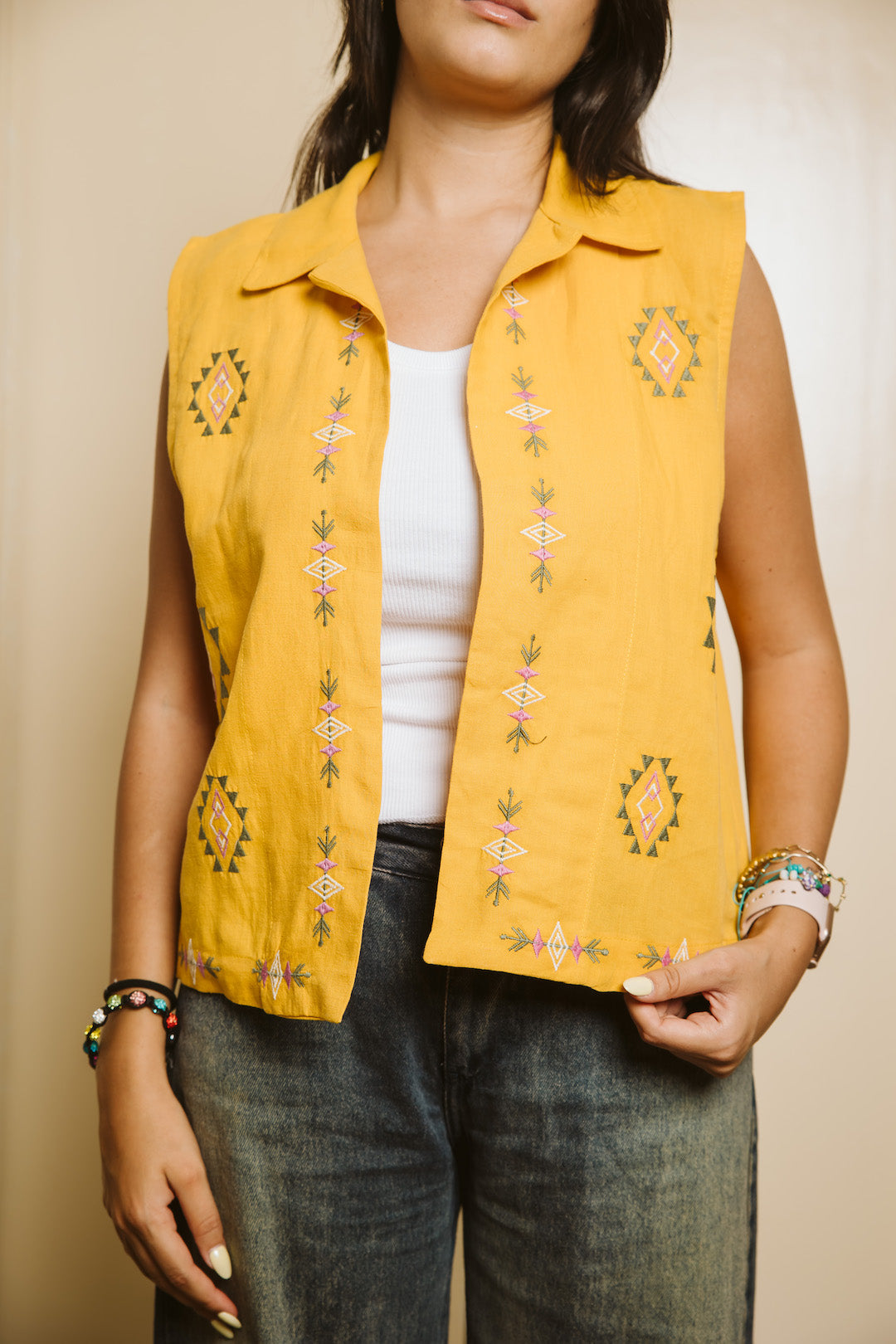 Mustard Sunny Breeze Vest