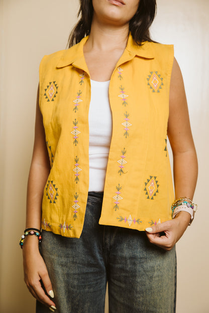 Mustard Sunny Breeze Vest