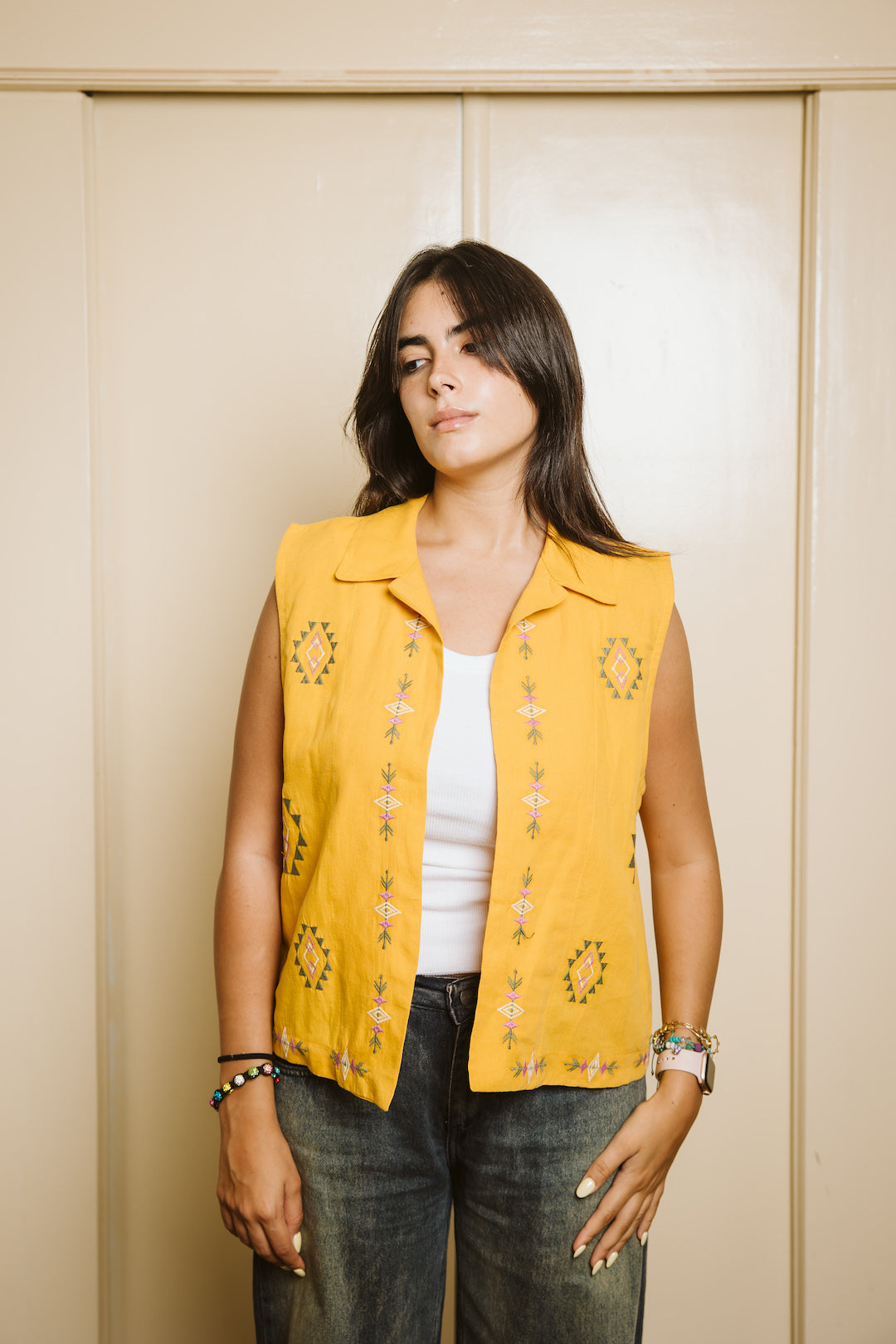 Mustard Sunny Breeze Vest