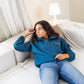 Oversized Sweatshirt - Petroleum