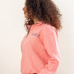 Oversized Sweatshirt - Blush Pink