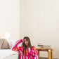 Fucshia Vintage Cardigan