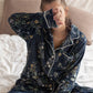 Floral Petroleum Buttoned PJ