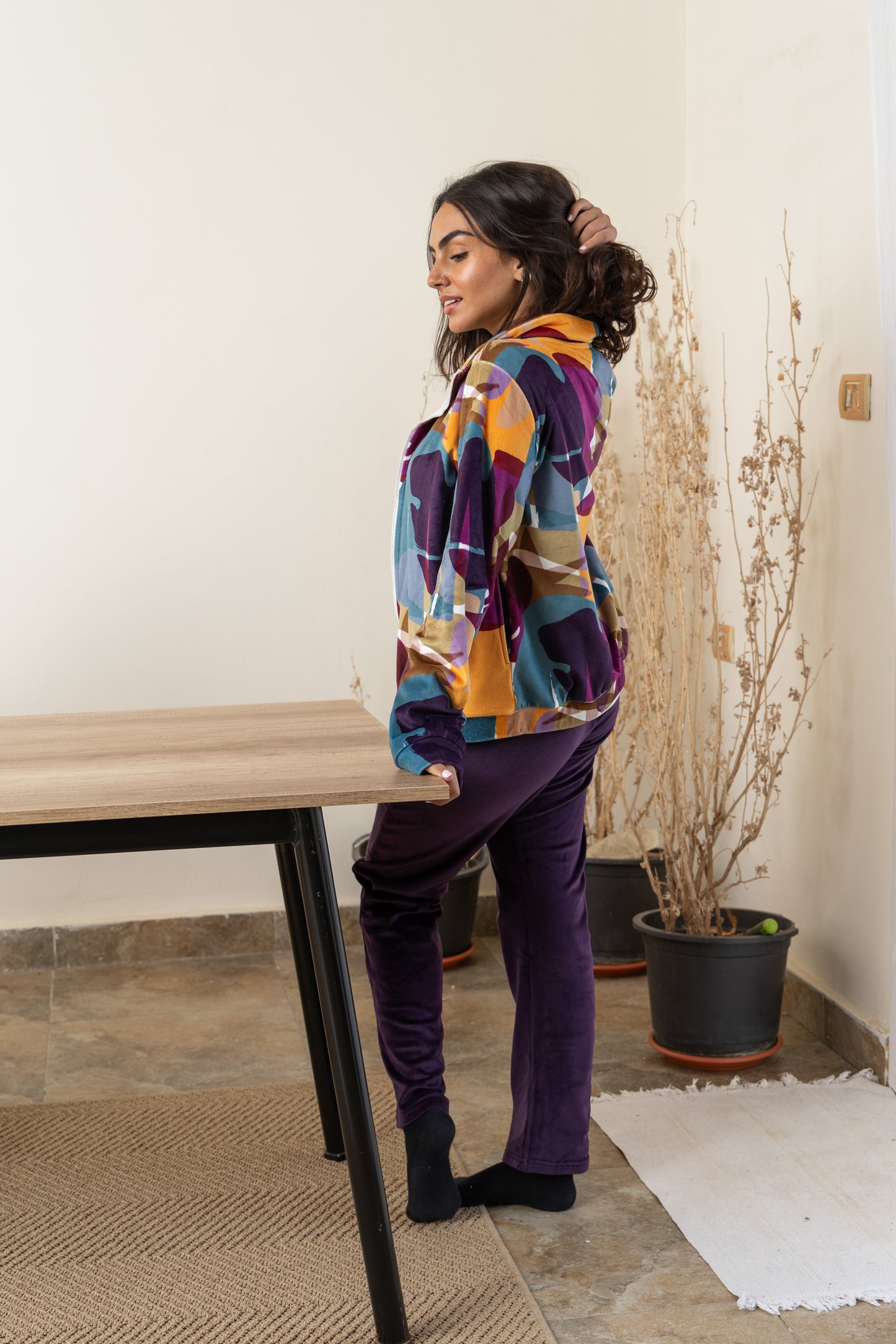 Purple Pajama Jacket