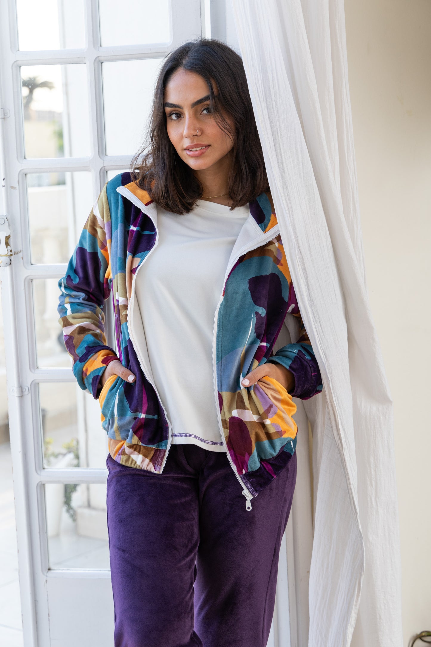 Purple Pajama Jacket