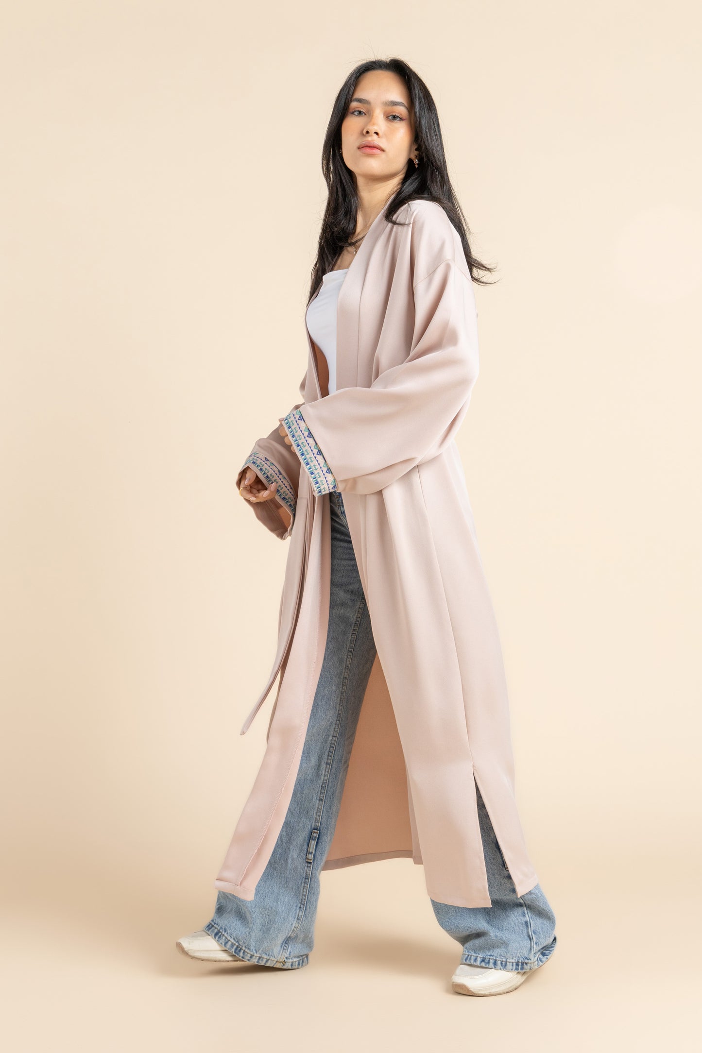 Cashmere Ethereal Crepe cardigan