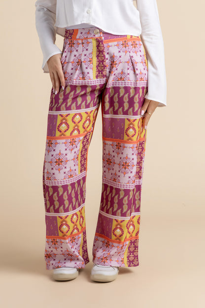 Sunshine Purple Printed Pants