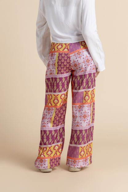 Sunshine Purple Printed Pants