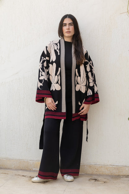 Black Knit Pants