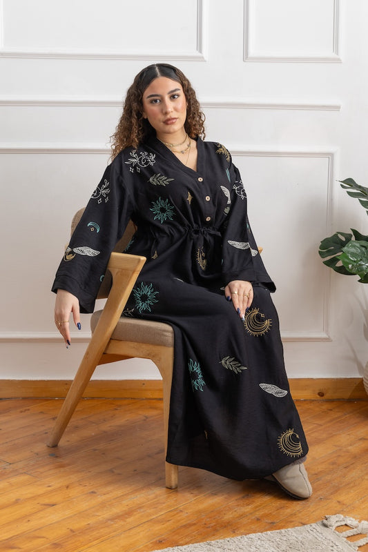 Maxi Embroidered Dress