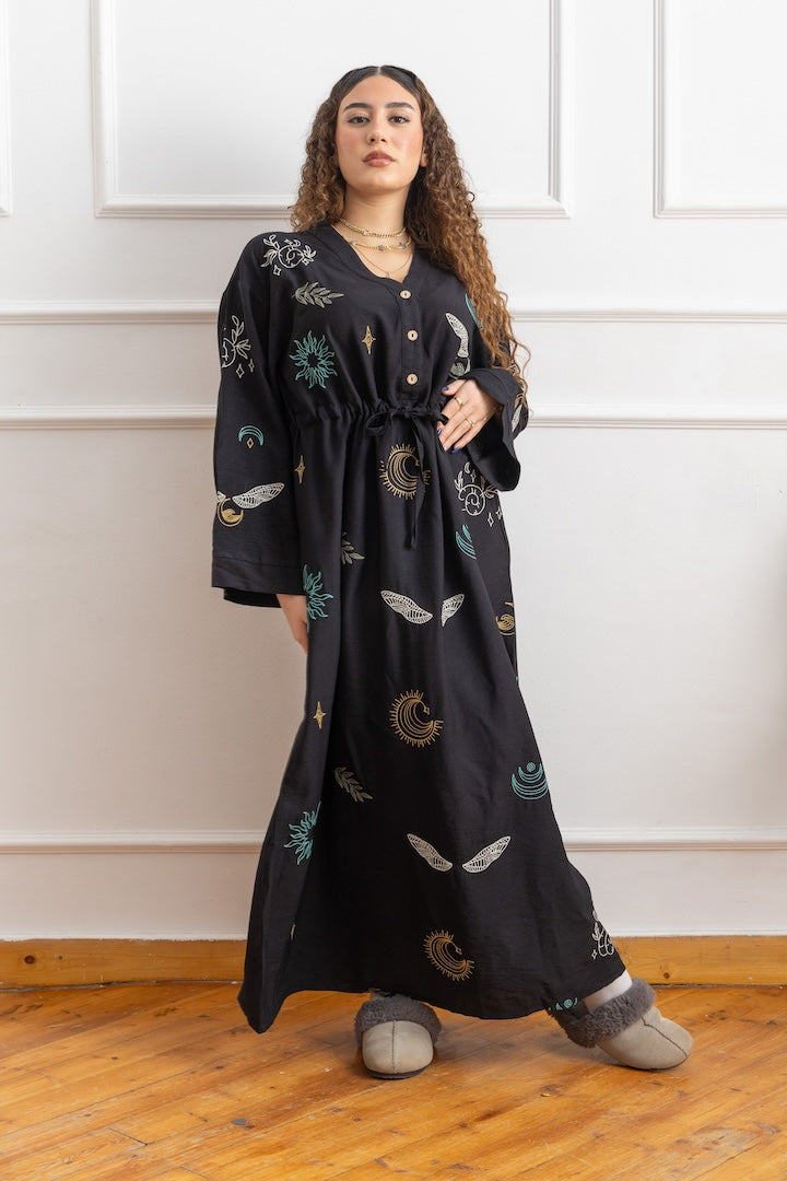 Maxi Embroidered Dress