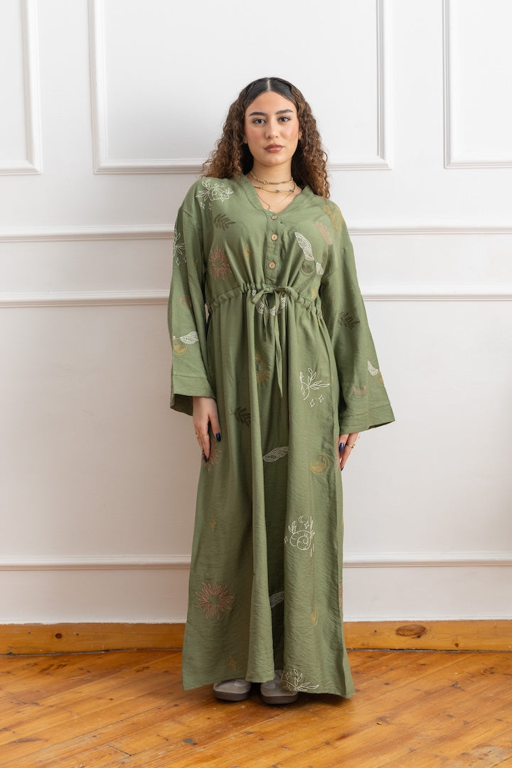 Maxi Embroidered Dress