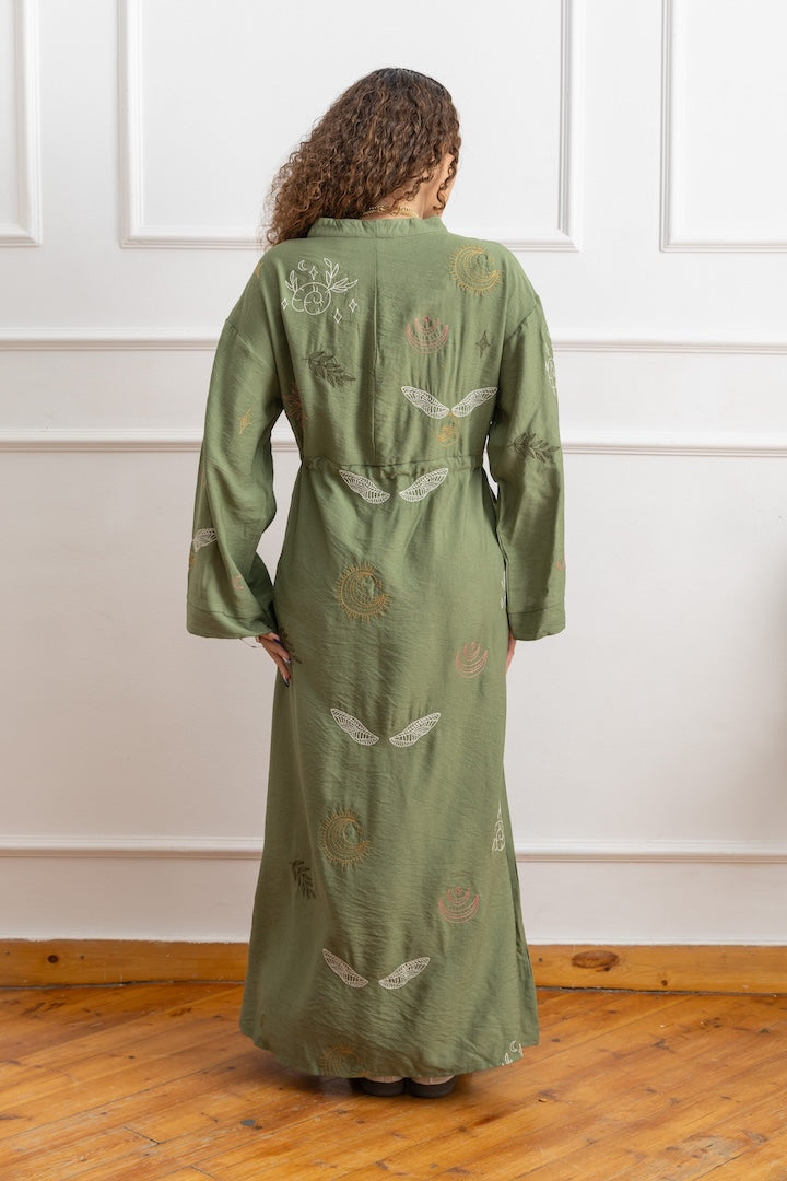 Maxi Embroidered Dress