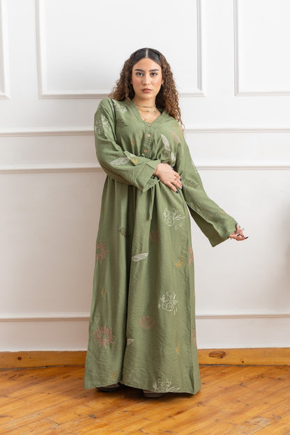 Maxi Embroidered Dress