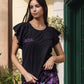 Black Top and Pants Pajama