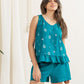 Petroleum Short PJ Set