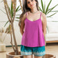 Purple Cami Top and Short PJ