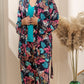Kimono PJ Half Sleeve Top - Dark Blue