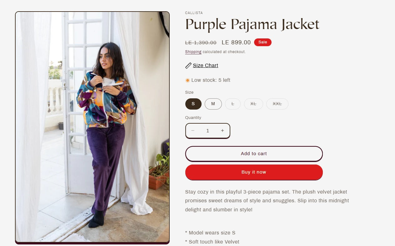 Fuchsia Giraffe Winter PJ