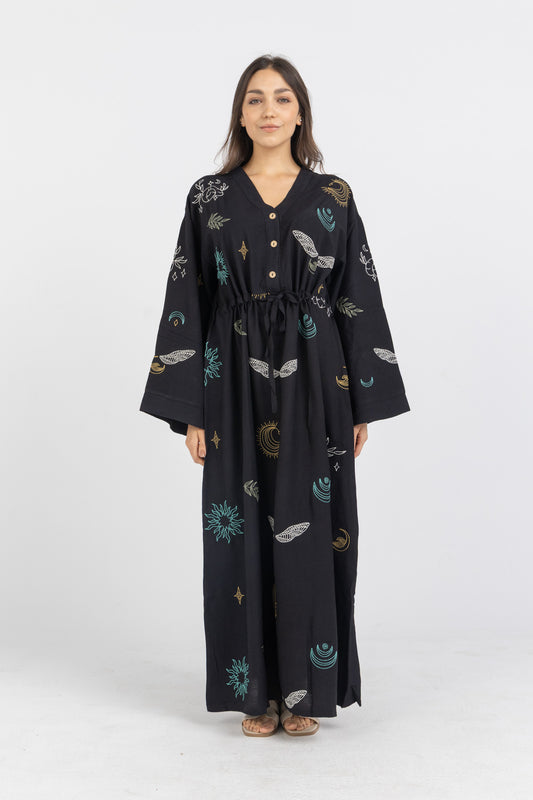 Maxi Embroidered Dress