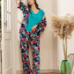 Kimono PJ Half Sleeve Top - Dark Blue