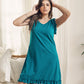 Genzary Sleeveless Nightshirt with Ruffles