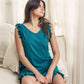 Genzary Sleeveless Nightshirt with Ruffles