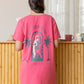 Fuschia Half sleeve Nightshirt