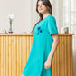 Fayrouz Half sleeve Nightshirt